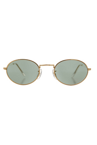 Vintage Norris Sunglasses Selected by Sunglass Museum at Free People in Gold