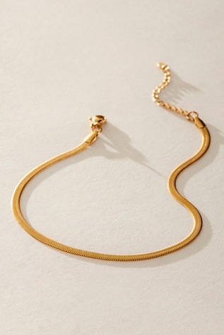 Brenda Grands Herringbone Anklet