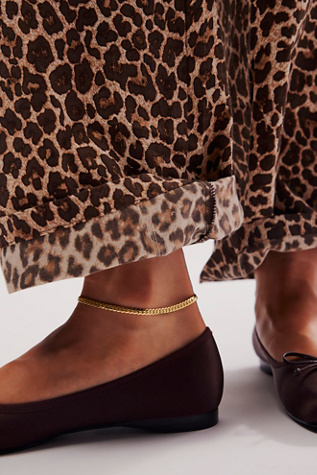 Brenda Grands Braided Anklet at Free People in Gold