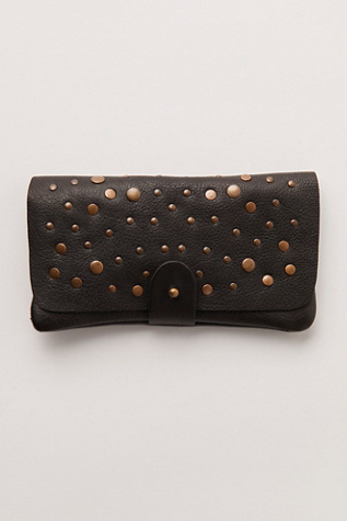 Studded Pulito Wallet by FP Collection at Free People in Black