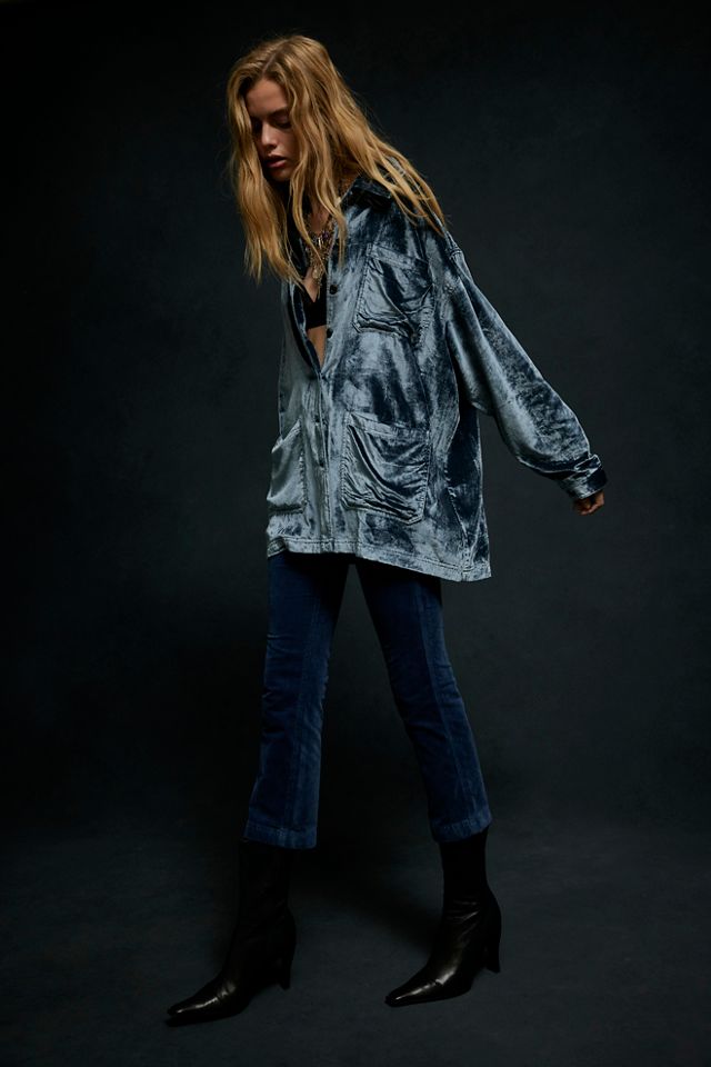 We The Free Off Duty Velvet Shirt #1