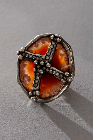 Mikal Winn Agate Ring