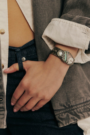 Mikal Winn Wildhorse Cuff at Free People in Green