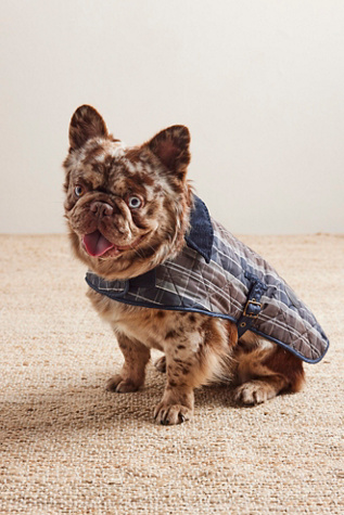 Barbour Tartan Dog Coat