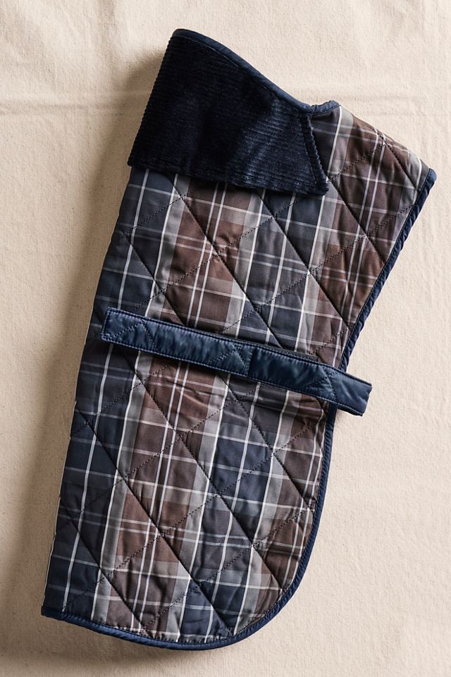 Barbour Tartan Dog Coat #1