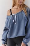 For The Win Off The Shoulder Sweatshirt