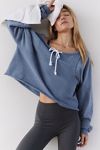 For The Win Off The Shoulder Sweatshirt