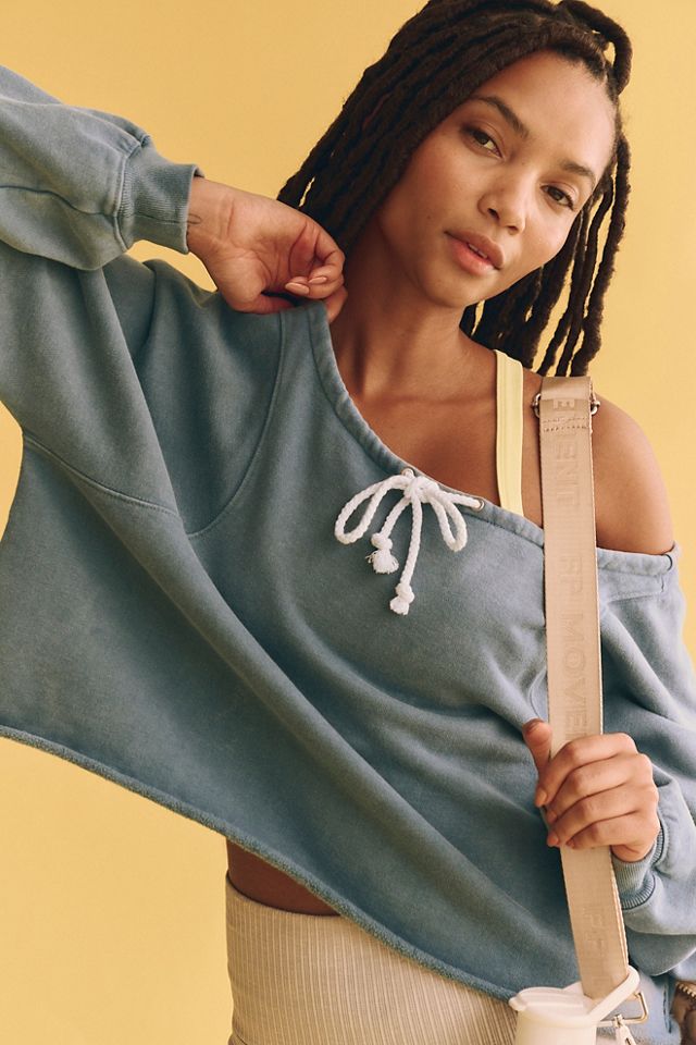 For The Win Off The Shoulder Sweatshirt #7