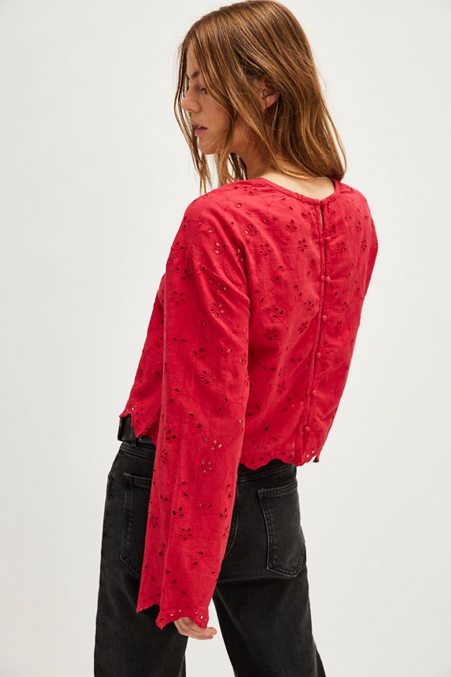 Emma Eyelet Top #3