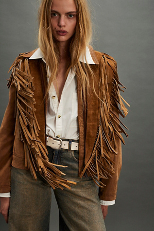 Wide Eyes Suede Collar by Understated Leather at Free People in Tan