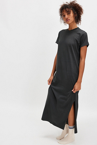 Relaxed Maxi Tee by Richer Poorer at Free People in Stretch Limo, Size: XS