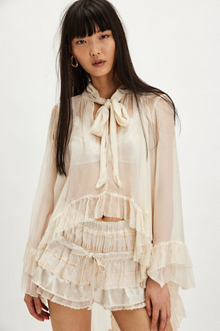 Camille Ruffle Shorts