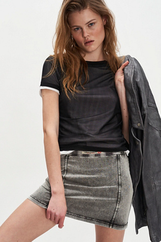 Diesel O-Allegra-Mini Skirt