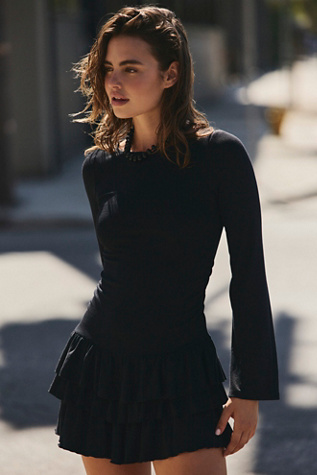 Good Feels Ruffle Long-Sleeve Mini product page