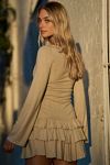 Good Feels Ruffle Long-Sleeve Mini