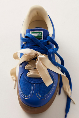 Puma Palermo Elevata Sneakers At Free People In Vivid Blue/Haute Coffee, Size: US 8.5