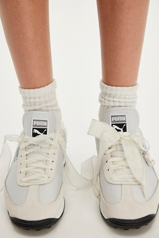 Puma Easy Rider Glam Athletic Sneakers at Free People in Feather Gray/Warm White, Size: US 8.5