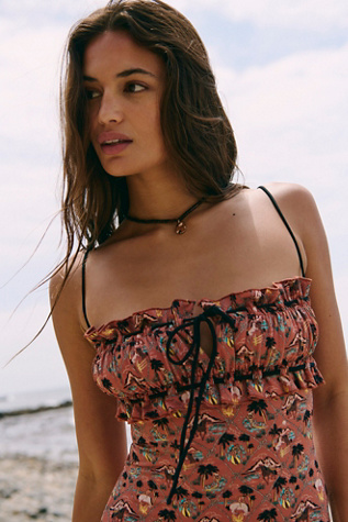 Baben Antoinette Printed One-Piece Swimsuit at Free People in West Coast Toile, Size: XS