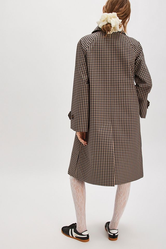 Barbour Nadine Checked Showerproof Car Coat #1