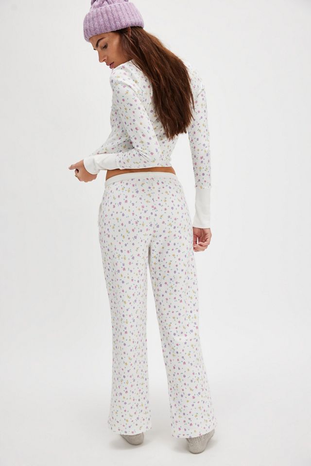 Frankies Bikinis Cabin Waffle Pants #1