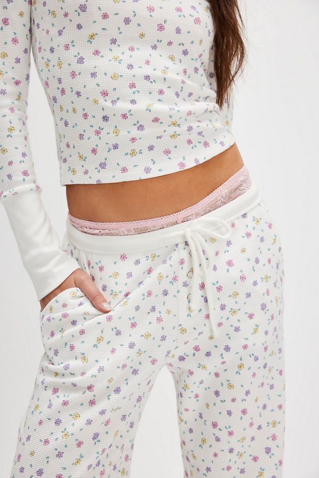 Frankies Bikinis Cabin Waffle Pants #2