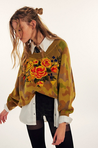 Free people disco rose pullover online