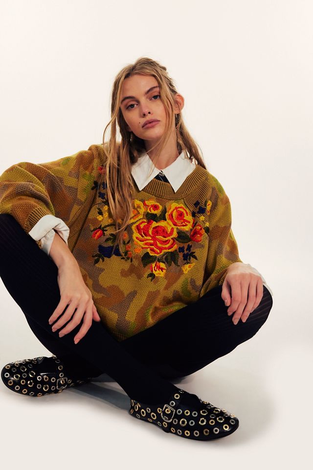 Thumbnail of Camo Rose Pullover