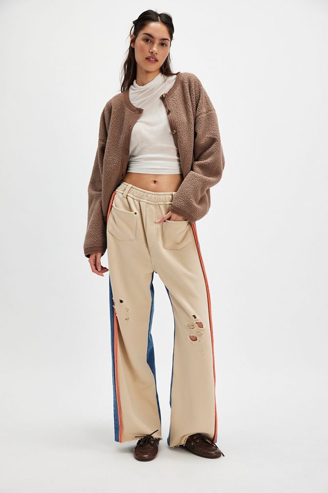 The Tales Denim Patched Sweatpants #3