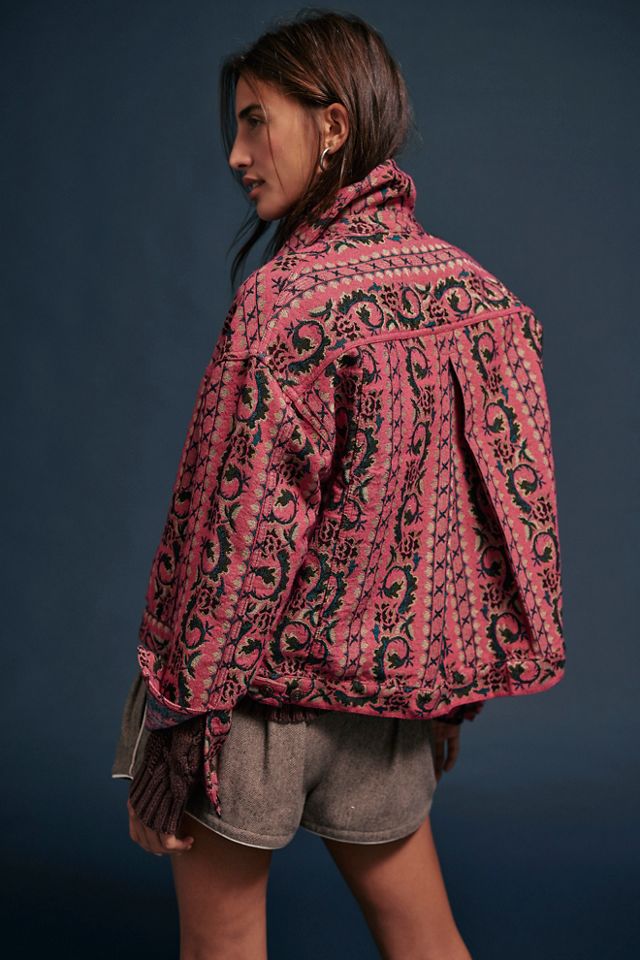 Free People Women's Rays Of Light Fringe-Trim Sequin Jacket