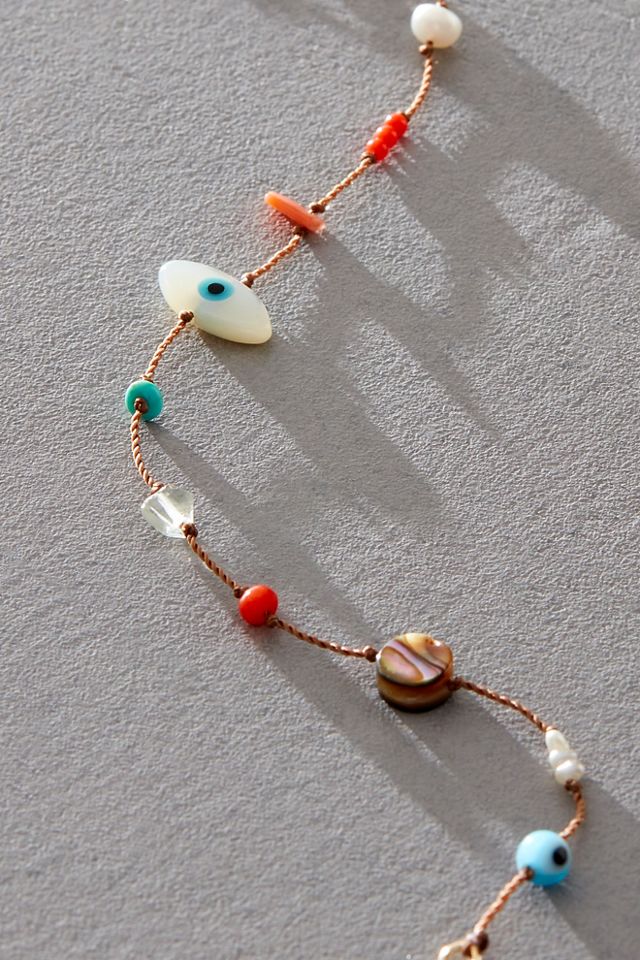 See Real Flowers Evil Eye Bracelet #1