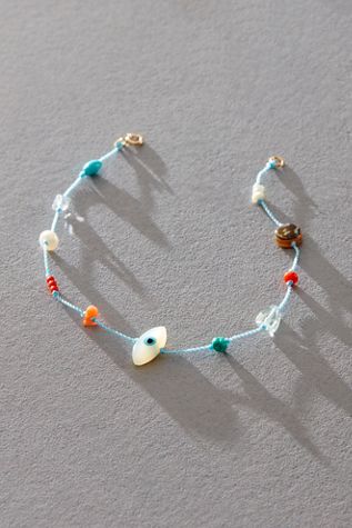 See Real Flowers Evil Eye Bracelet