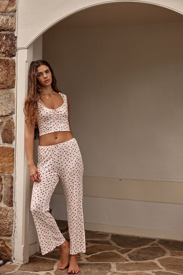 Free People This is Love 2 outlets Piece Pant Set - Sz M - NWT