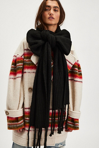 Hit The Ground Scarf At Free People In Midnight