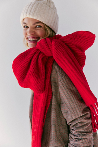 Hit The Ground Scarf At Free People In Red