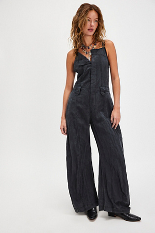 Sylvia Barrel One-Piece At Free People In Black, Size: Medium