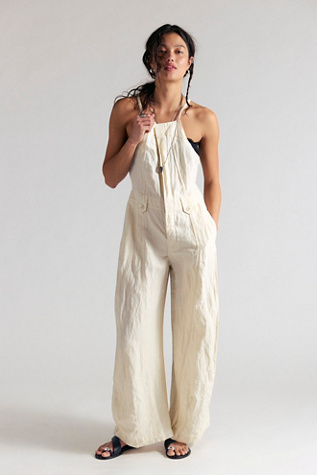 Sylvia Barrel One-Piece by Free People in White, Size: S
