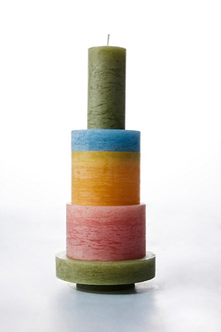 Stan Editions Stack 03 Candle Set at Free People in Yellow