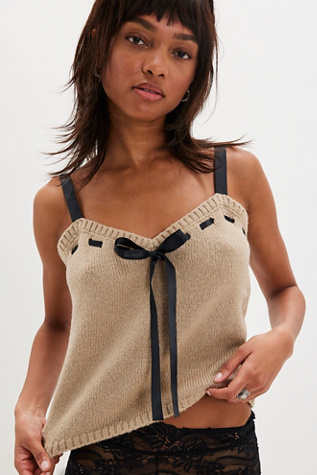 For Love & Lemons Solana Knit Tank Top