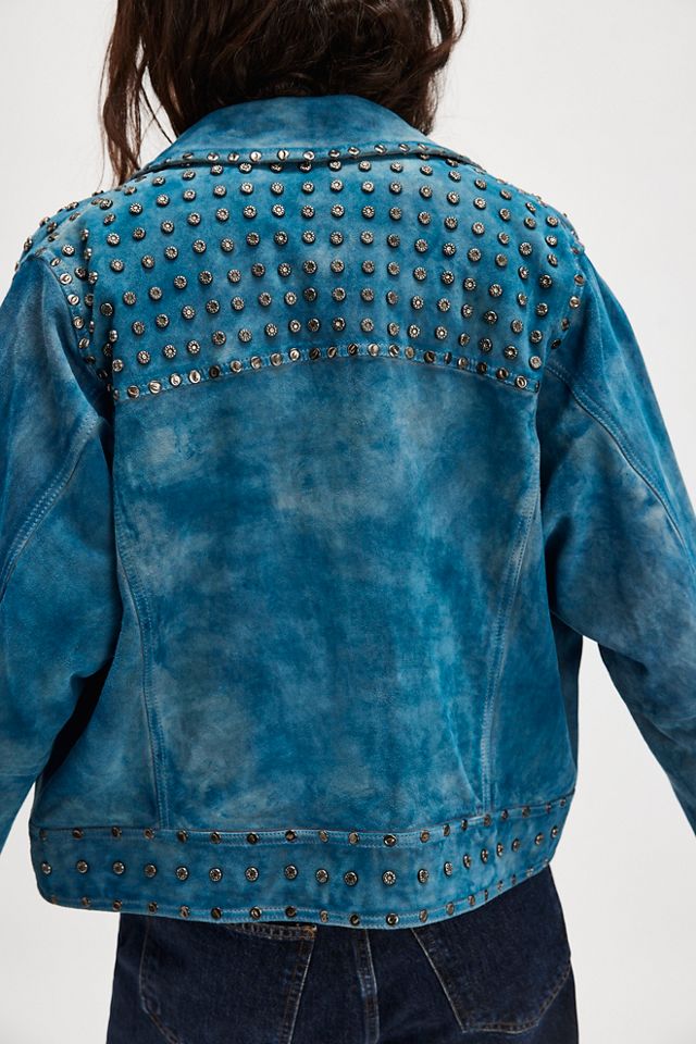 We The Free Suzy Studded Suede Jacket #1