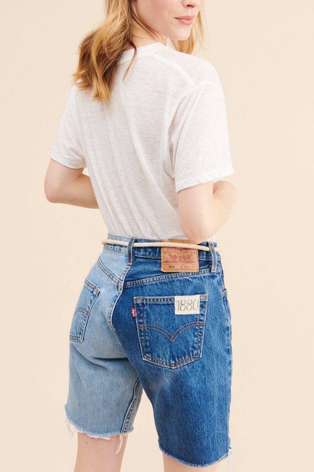 Riley Vintage Unfinished Masterpiece Denim Shorts #2