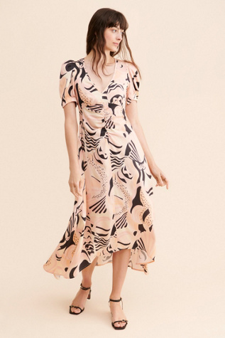 Untitled in Motion Anotia Printed Dress