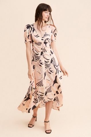 Untitled in Motion Anotia Printed Dress