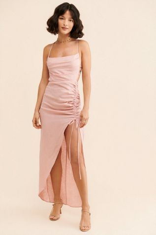 Rumer Lou Lou Linen Maxi Dress