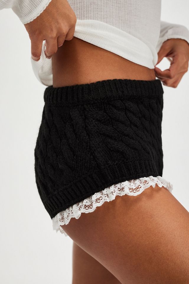 For Love & Lemons Milana Knit Briefs #3