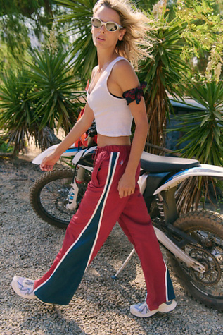 Retro Rider Fleece-Paneled Pants