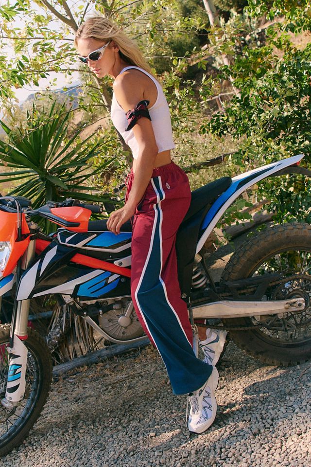 Retro Rider Fleece-Paneled Pants #2