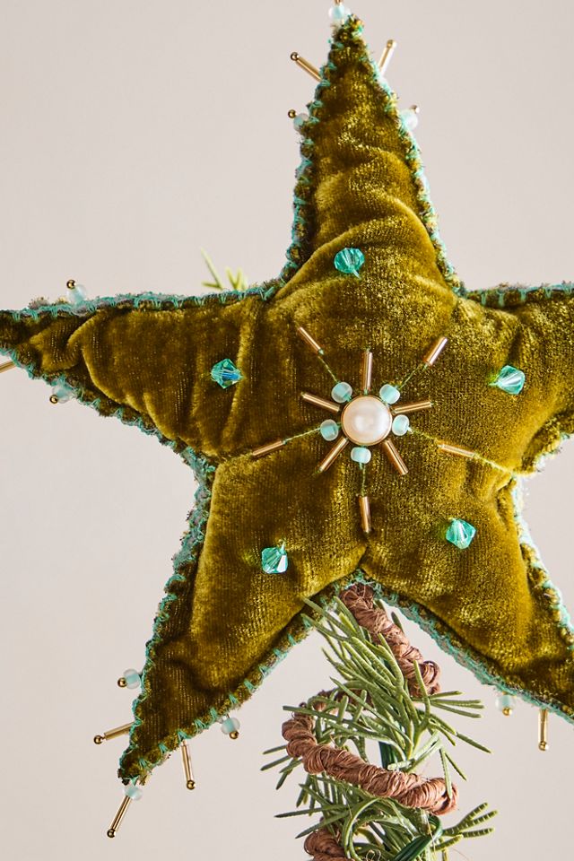 Esther Velvet Star Tree Topper #2