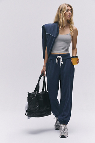 Joggers Making It par FP Movement en Bleu Marine Minuit, pour femme taille: XL chez Free People