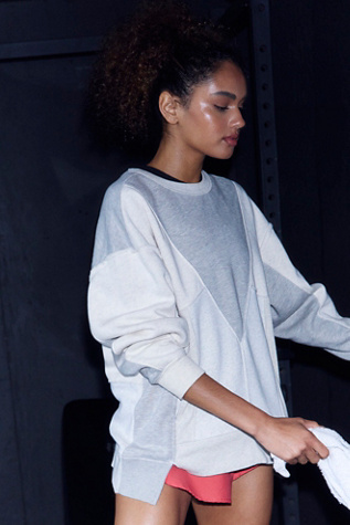 Making It Pullover by FP Movement at Free People, Mixed Heather Combo, M