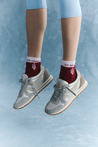 Quarter Crew Court Socks At Free People In Wine/Blush